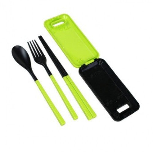 Set Cutlery Fork Chopsticks Spoon Camping Picnic